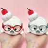 Ocean Animal Seal Stuffed Doll Palm Sized Seal Keychain Cartoon Seal Plush Toy  Backpack