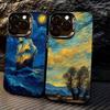 V-Van Gogh Phone Case For iPhone 17 16 15 14 13 12 11 PRO MAX TPU Soft To Skin-friendly Cover