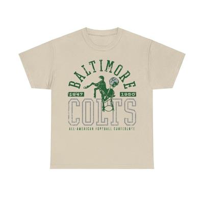 Baltimore Colts 1947-1950 Maryland Drużyna Futbolowa T-shirt