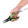 Aluminium Alloy Green Lightweight Fishing Clamp Anti Lost Rope Fish Grip Control Tackle Equipment Accessory with