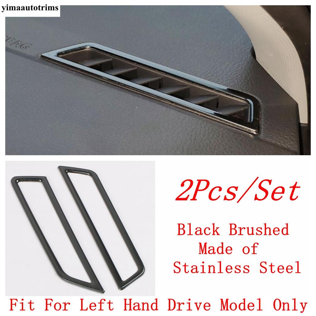 Dashboard Air AC Vent Outlet Frame Stickers Cover Trim For VW Volkswagen Polo - Stainless Steel Accessories Interior