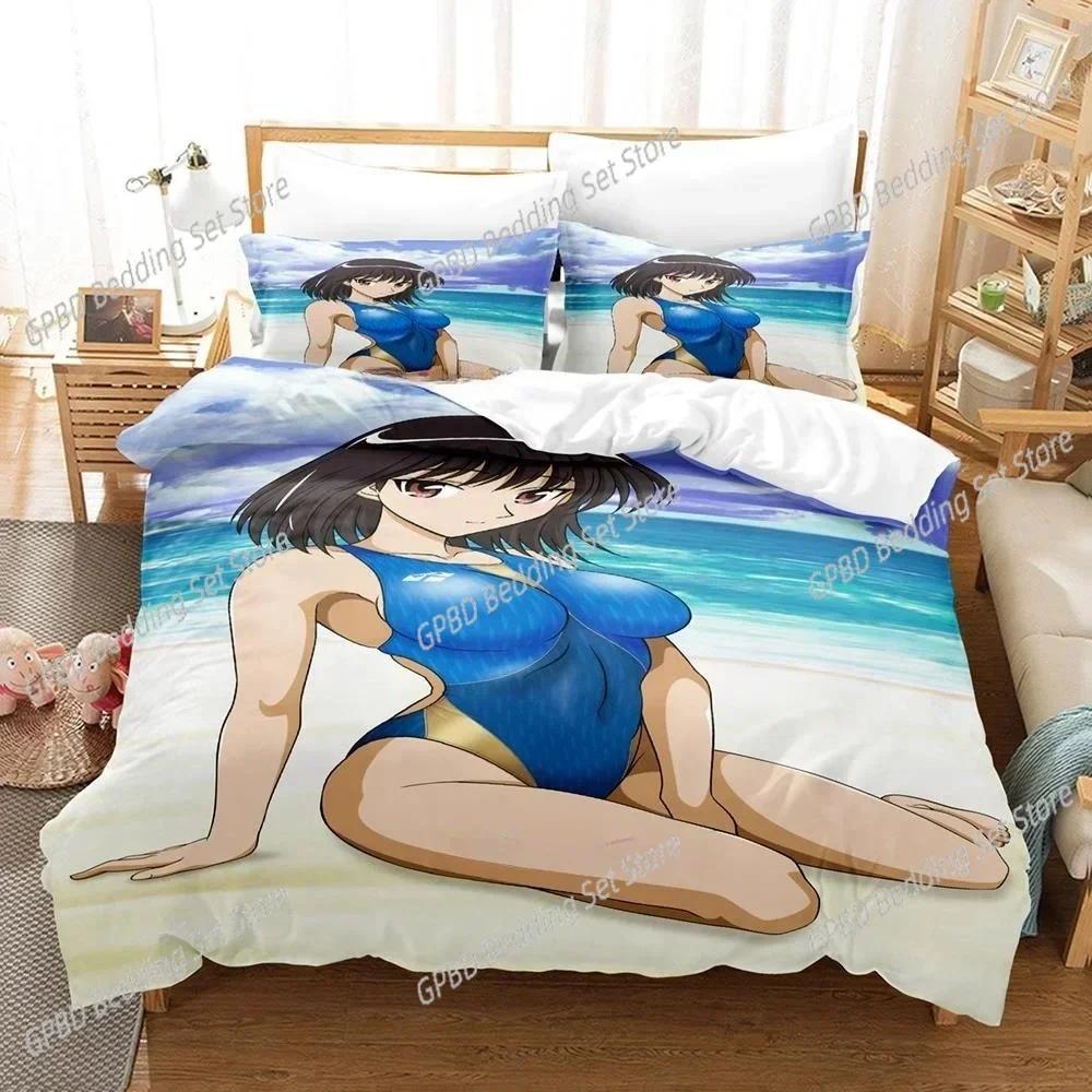 Luxury New 3D Print Anime School Rumble Bedding Set Single Twin Full Queen King Size Bed Set Bedroom Duvetcover Sets Home