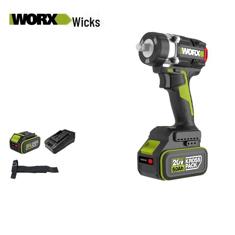 WORX 20V Cordless Brushless Impact Wrench CN plug (adapter included)