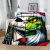 Christmas Nightmare Blanket Soft Warm Cozy Perfect for Livingroom Office Chair All-Season Use Playful Design Perfect Gift for Relatives and Friends