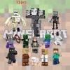 Cartoon Figure Building Blocks Toy Compatible With Lego My World Redstone Steve Diy Educational Toy