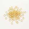 50-200/lot 14K 18K Gold Necklace Open Single Jump Ring Lobster Clasp Connector Split Ring Fitting DIY Jewelry Making Accessories