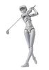 TAMASHII NATIONS SHFiguarts Body-chan -Sports- Edition DX SET (BIRDIE WING Ver.) Yaklaşık 135mm PVC & ABS Boyalı Hareketli Figür