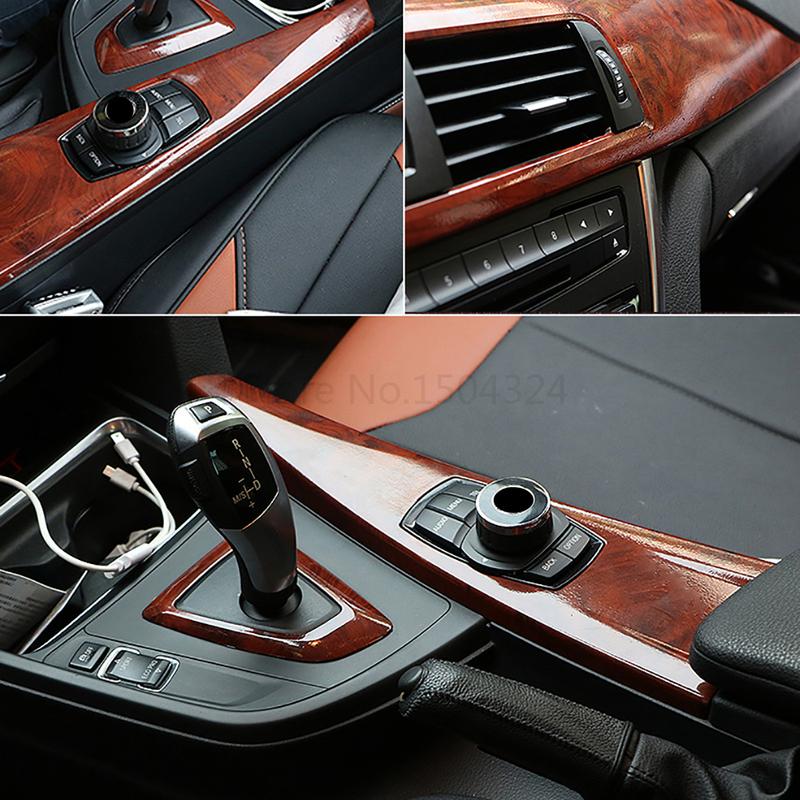 30*100cm Glossy Wood Grain Vinyl Film Decal Auto Foil Textured Waterproof Adhesive Home Furniture Car DIY Stickers Accessories