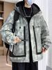 Men's Fleece-Lined Hooded Workwear Jacket - Autumn/Winter 2025 Trend, Windbreaker, High-End Feel, Loose Fit.