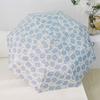 Fresh Flowers Sun Umbrella UV Protection Floral Umbrella Ultraviolet Automatic Umbrella  Rain Gear