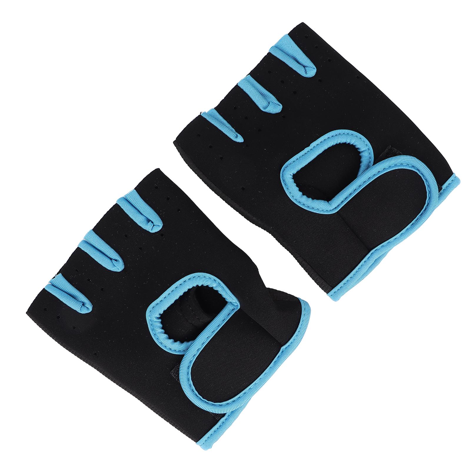 

Fitness Gloves Breathable Elastic Adjustable Exercise Sport Gloves for Gym Weightlifting Dark BlueM M(for 4-6.5kg)