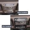 Front Reading Light Lamp Panel Trim Cover For Ford F-150 2015- Carbon Fiber