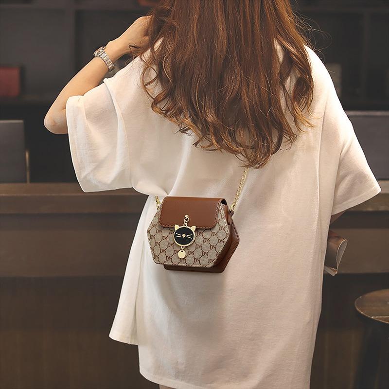 Bag Women's Versatile New Crossbody Bag Women's Autumn Fashion High-end Chain Bag Light Luxury Small Bag