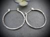 Antique Silver Floral Basket Carved Hollow Round Ear Clip – Retro, Versatile, Ethnic Style Fashion Accessory