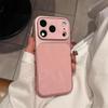 iPhone 17 Pro Large Window Case with Gauze and Side Stickers for 14, 15, 16 Pro Models