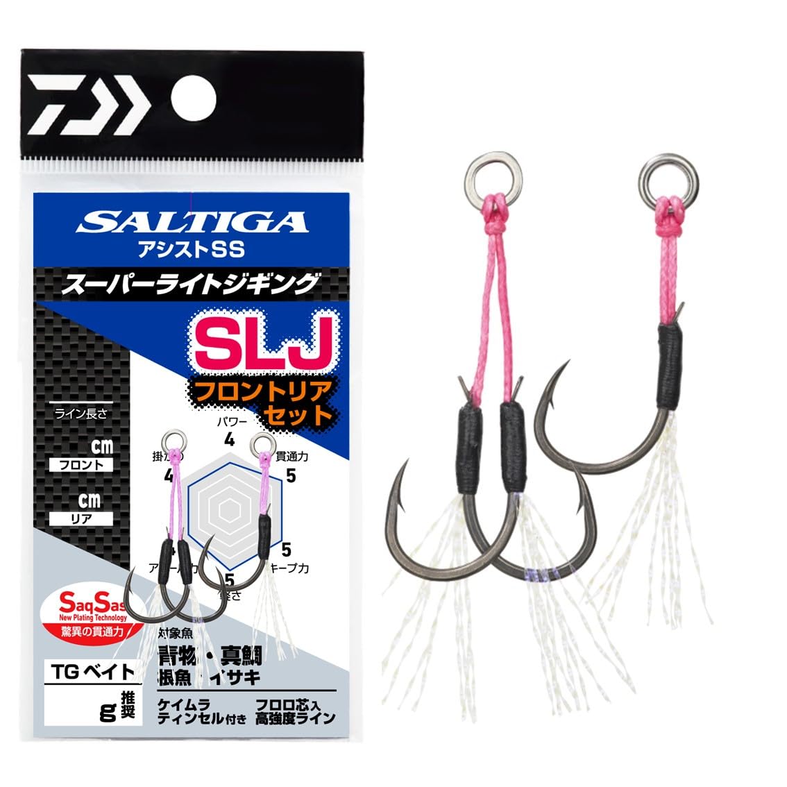 DAIWA Суперлегкий Помощник для Jigging Saltiga Assist SS SLJ M