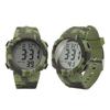 Digital Display Men Sports Electronic Watch Waterproof Multifunction Outdoor Night Light Sporting Watch OD Green