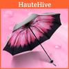 Sun Antiuv Rain Protection Windproof Flower Parasols 3 Umbrella Folding
