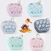 Mini Handheld Whack-a-Mole Game Console Keyring Cartoon Toy Pendant