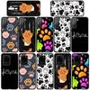Pouzdro na telefon Samsung Galaxy S24 S23 iPhone 15 14 Xiaomi Redmi Note 13 12 11 8 10 9 Pro Max Plus X XR OPPO A15 Huawei Cute Pes Paw Cat Cover