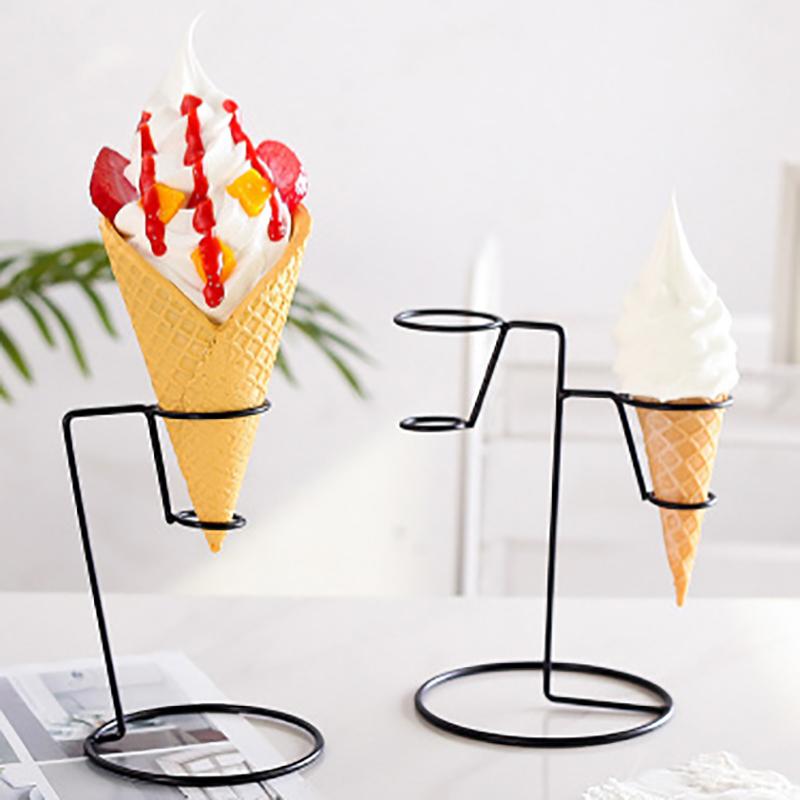 Ice Cream Stand Birthday Wedding Iron Structure Party Practical Display Holder
