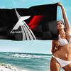 Racing Car F1 Microfiber Printed Beach Towel Mountain Climbing Yoga Beach Swimming Running Absorbent Soft Towel