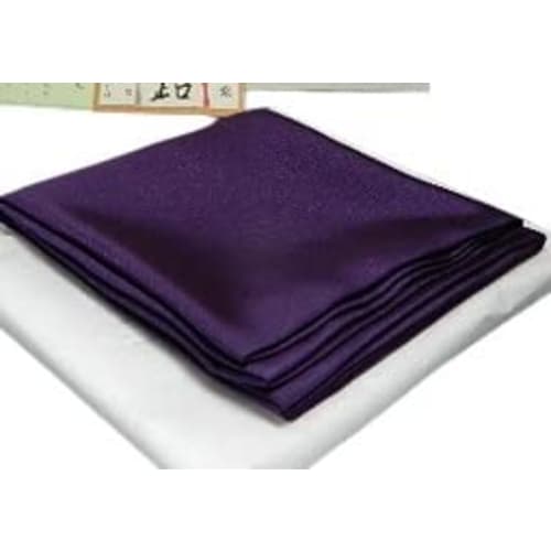 Premium quality fukusa (cloth) for men, made of 100% pure silk (purple), available at Tokumasu Tea Ceremony Utensil Specialty Store.