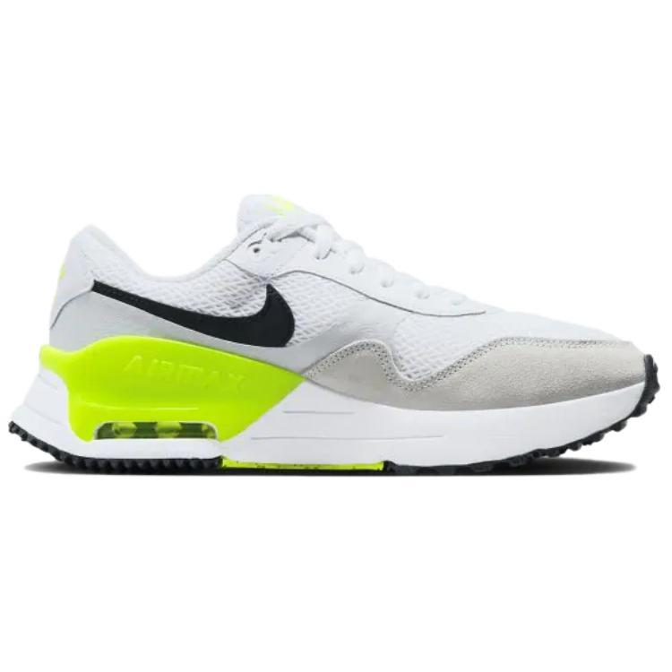 Nike  Air Max SYSTM White Black Volt Women Sneakers Pure-Platinum DM9538-104