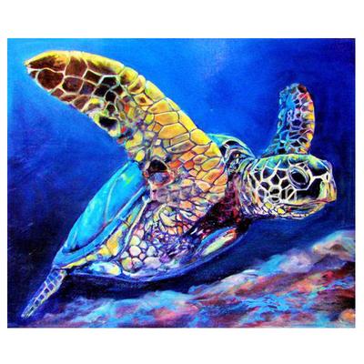 Tortues de mer perceuse ronde complète résine diamant broderie 5D bricolage diamant peinture point de croix