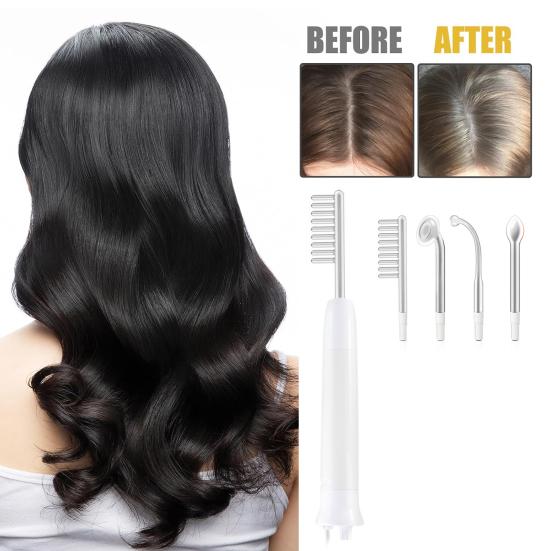 Bacchetta Vortex per la Crescita dei Capelli Elettroterapia Asta Nutri Radici dei Capelli Pettine Vortex Pacchetto Assorbimento Efficiente Pettine Vor