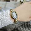 Famous Brand Oval Dial Bracelet Women Watches Fashion Women Gold Watch Strap Adjustable Bracelet Quartz Wristwatch Luxury Clock
