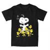 Fashion Peanut Snoopy Chick Party Tshirt Unisex Round Neck Cotton Tshirt Cute Short Sleeve Tshirt Comfortable Soft Cotton