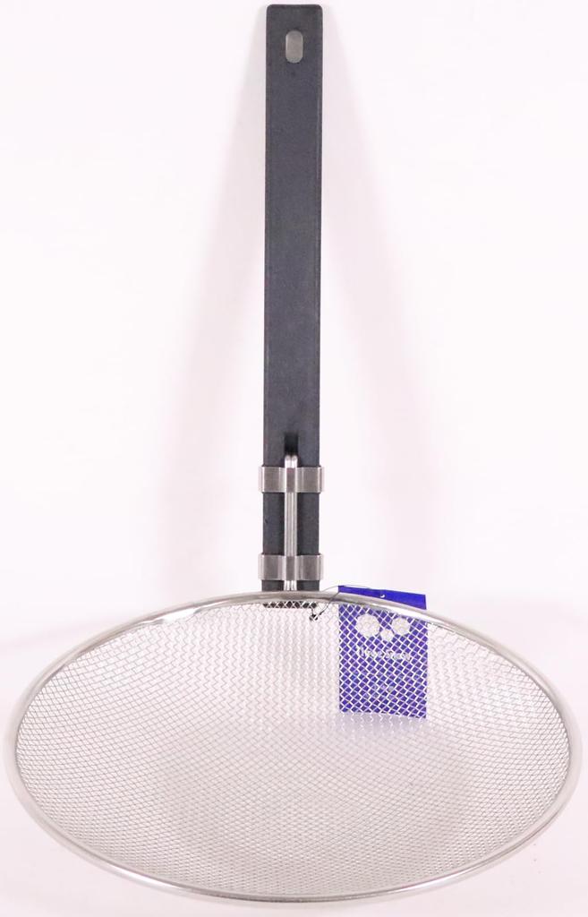 Three Snow Fried Soba Vertical Type 30cm Stainless Steel Commercial Ramen Boiling Colander Tsubame Sanjo Made in Japan Three Snow Shinetsu Works 10186