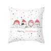 Christmas Pillow Case Small Animal Print Peach Skin Pillow Case Home Pillow Sofa Cushion