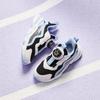 Anta Kids Synthetic Leather Trendy Versatile Lightweight Shock Absorbing Low Top Running Shoes Kids sneaker Black White Blue A22439919N-2