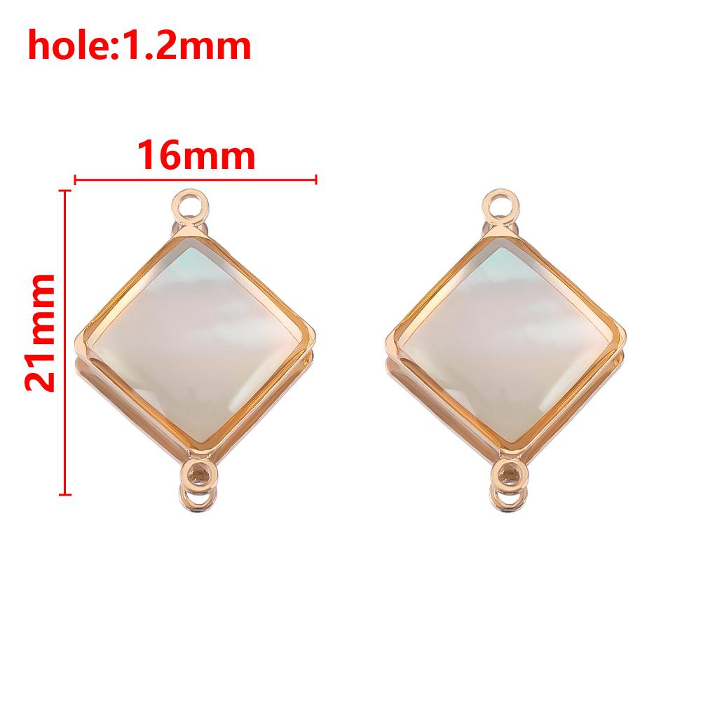 5Pcs Love Round Cross Shell Pendant Necklace Charms Jewelry Making Bracelet DIY Earrings Supplies Summer Beach Ocean Accessories