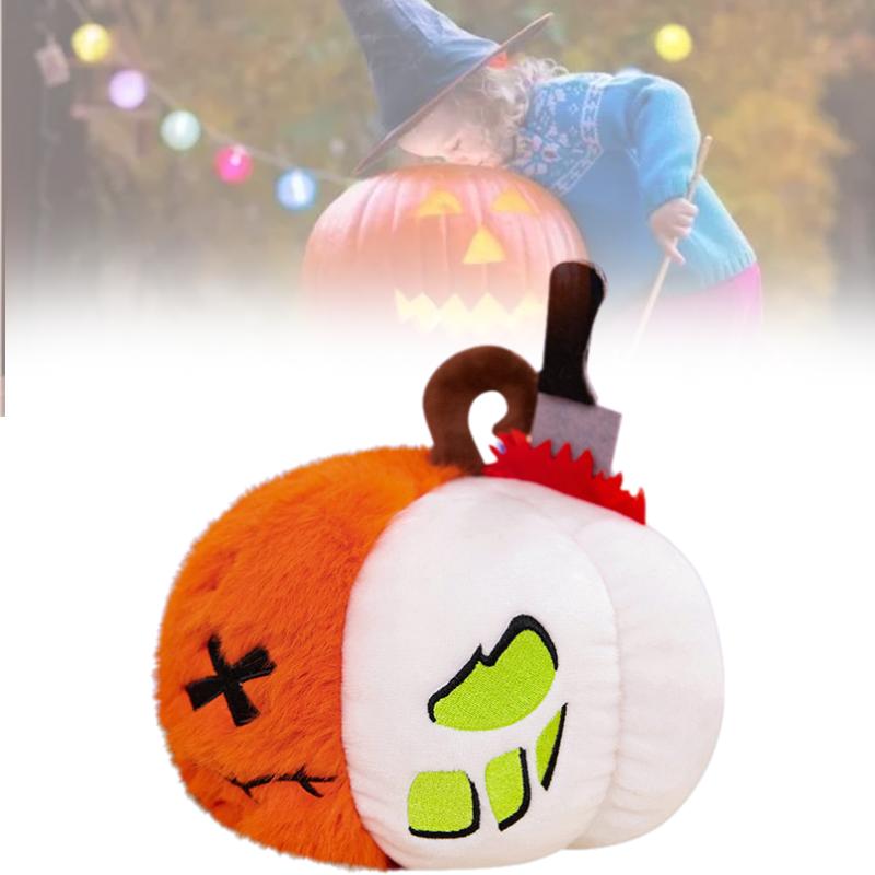 Plush Toy Halloween Spider Skeleton Pumpkin Ghost Bat Cartoon Fill Gift Doll