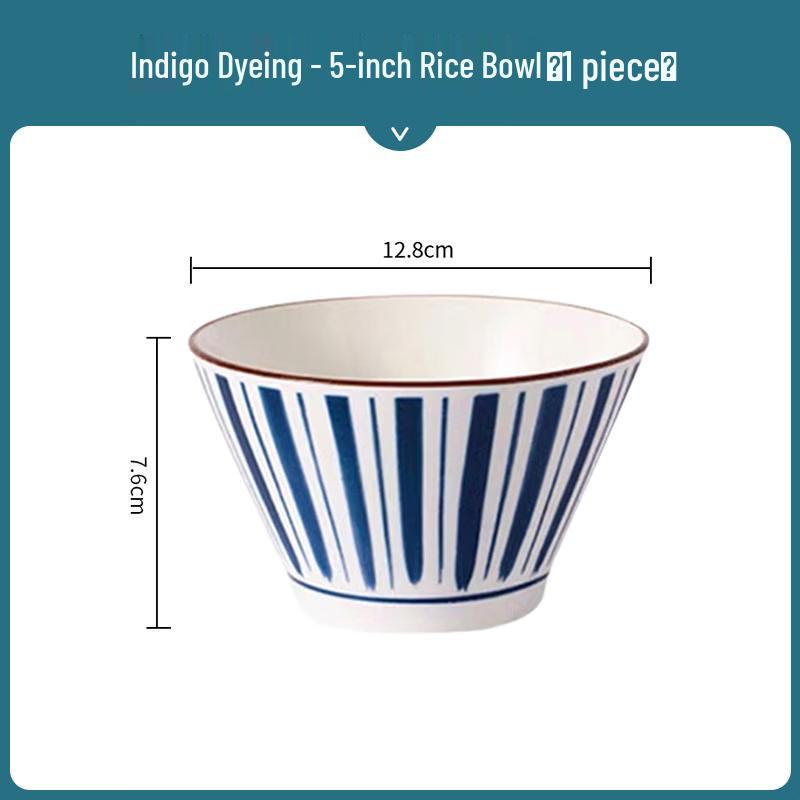 Japanese Ceramic High-Foot Hat Bowls (Set of 2)