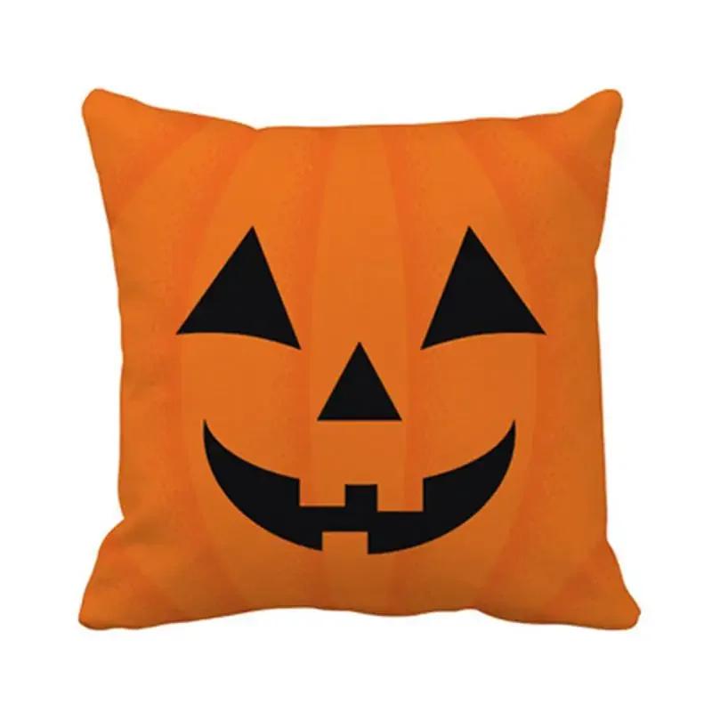Cuscino Quadrato in Poliestere con Stampa di Stregone a Tema Halloween Decorazione per Divano Soggiorno Casa