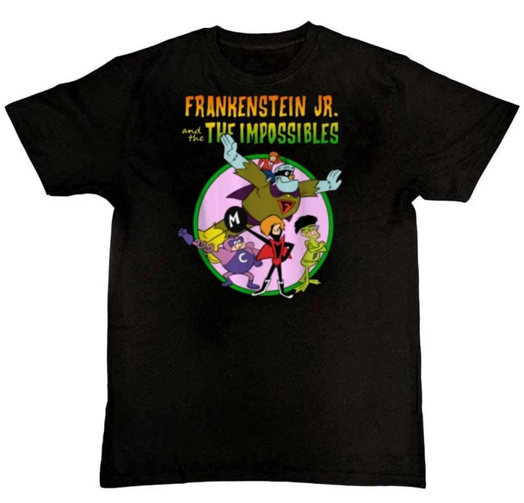Frankenstein Jr The Impossibles Graphic Print Unisex 100% Cotton T-shirt Mens Tees Top M