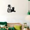 Metal Wall Decor Modern Laser Cut Steel Art Large Minimalist Bedroom Living Room