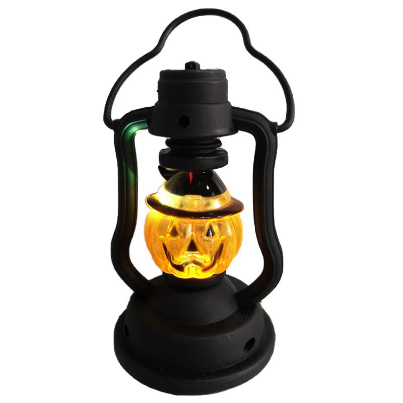 

Pumpkin Skull LED Pony Lantern Halloween Decoration Prop Creative Holiday Bar Party Light LED Oil Lamp Prop lantern decoration 4inch