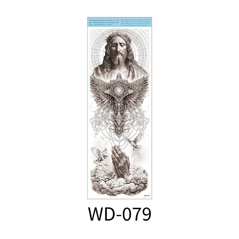 Festival Water Transfer White Paper Tattoo Sleeves | Custom Full Arm Designs | Waterproof & Realistic Fashionable