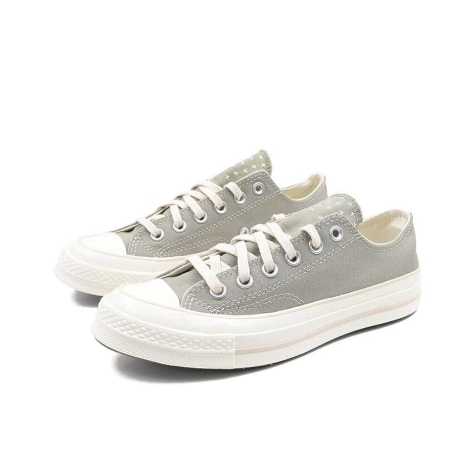 Converse Chuck 70 Low Worn - Light Field Surplus Unisex Sneakers Green Light-Dune A09188C