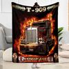 Kw Heavy Trucks Blanket Ultrasoft Suitable For Chair Bed Picnics For All Occasions Digital Print Birthday Christmas Gift Blanket