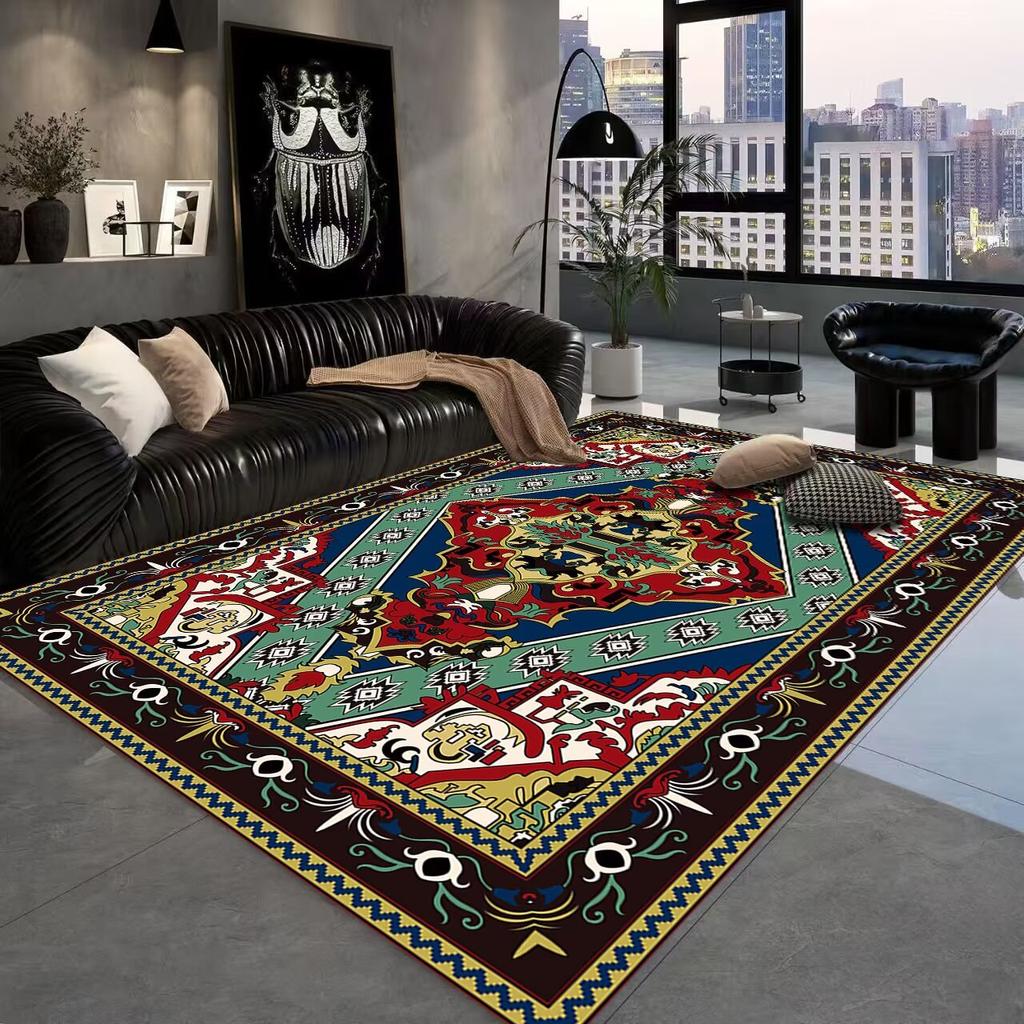 Amerykańskie Dywany Perskie do Salonu Dekoracja Dużej Powierzchni Dywaniki Obszarowe pod Sofę Sypialnia Szatnia Antypoślizgowa Mata Podłogowa Miękkie Zmywalne