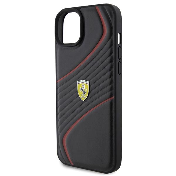 Ferrari Fehcp15Mptwk Iphone 15 Plus / 14 Plus 6.7 Czarny/Black Hardcase Twist Metal Logo