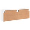 TV Wall Cabinets 2 Pcs White 60 X 30 X 41 Cm