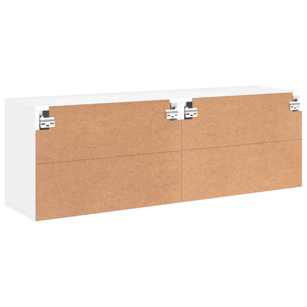 TV Wall Cabinets 2 Pcs White 60 X 30 X 41 Cm
