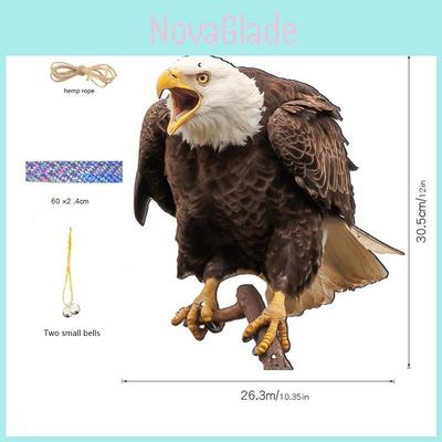Garten Vogelabwehrgerät Mit Acryl-Adler-Design Für Hofschutz